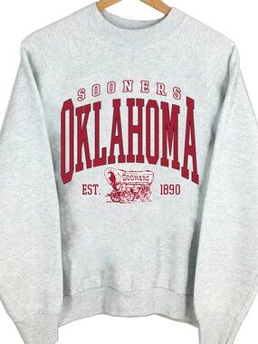 NCAA Oklahoma Sooners Sweatshirt OU Varsity Teams Retro Shirt Sweater